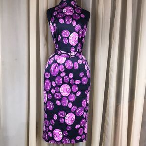 Vintage Oh La La Wiggle Diamond Dress By Miss Tina